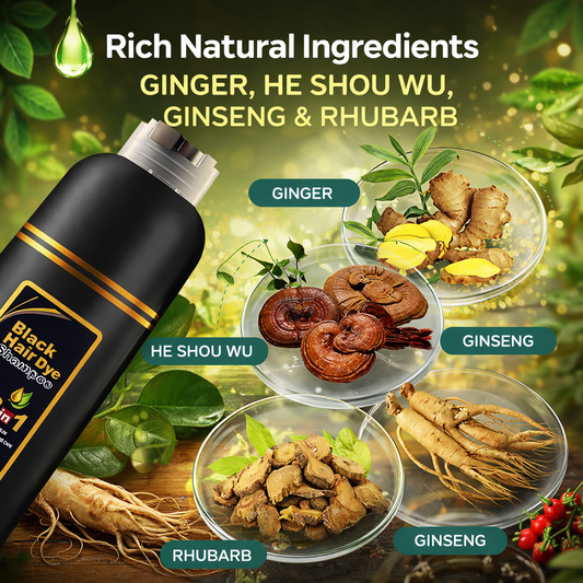 HerbalGlow-Instant Black Shampoo- Set of 2