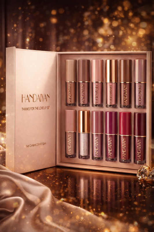 12-Shade Matte Liquid Lipstick Set