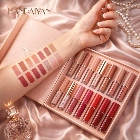 12-Shade Matte Liquid Lipstick Set